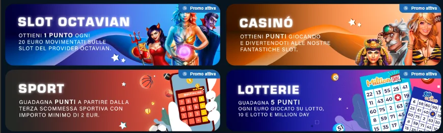 Tutti i bonus di Ideal bet