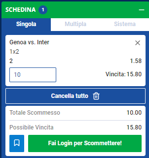 Biglietti per le scommesse 